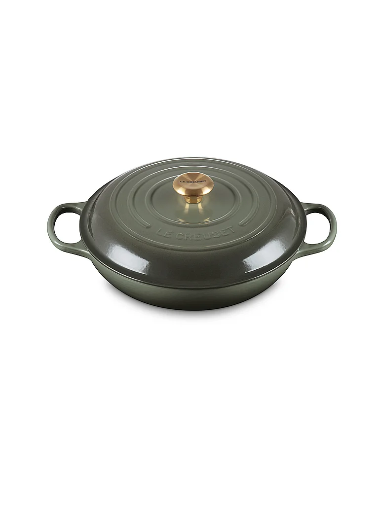 LE CREUSET Gourmet Profitopf 30cm/3,5l SIGNATURE  Thyme dunkelgrün